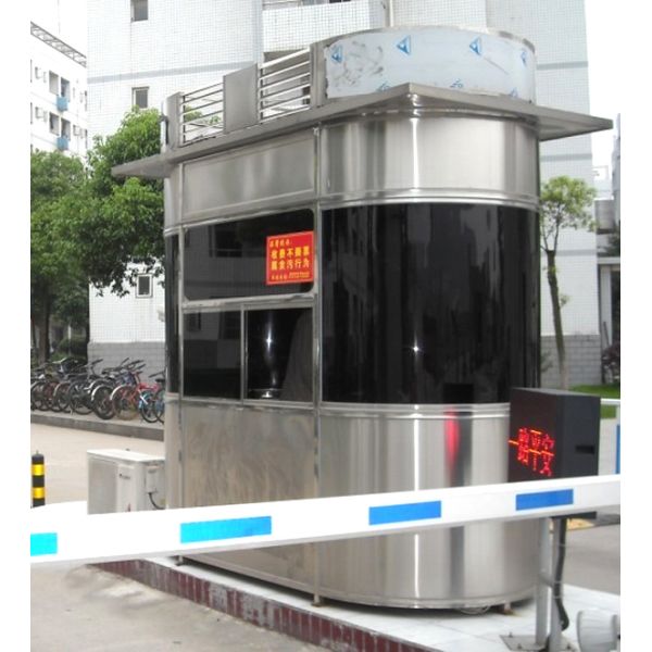 Environmentally Friendly Sentry Box Toll Booth For Parking Lot And Fee Station