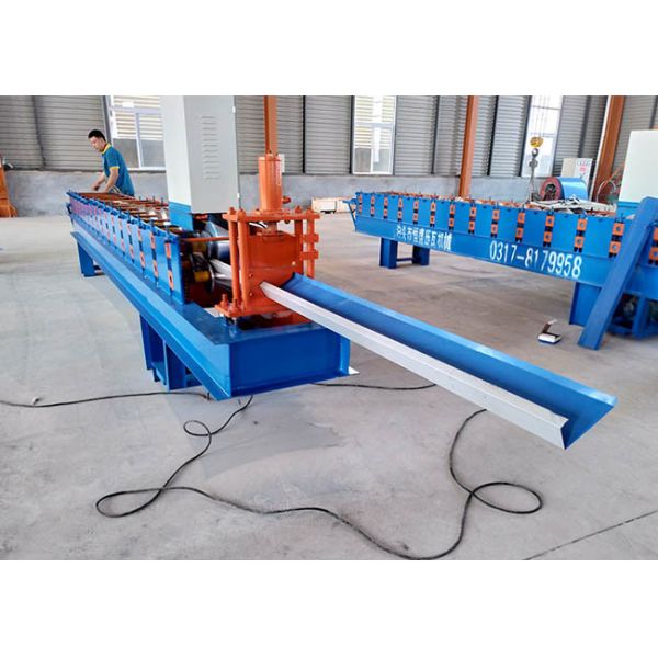 Customized Roof Profile Roll Forming Machine , Durable Iron Sheet Making Machine