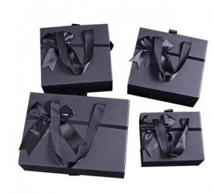 Buy cheap Folding Personalized Cardboard Boxes Gift Kraft Box With Handle Multifunctional product