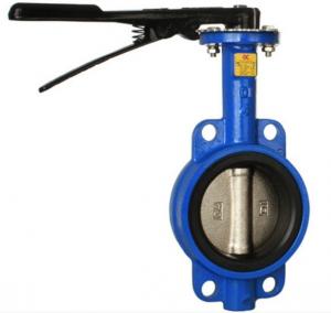 Buy cheap 2~32 Wafer Type Metal Seat Butterfly Valve WCB CF8 CF8M API 609 MSS SP-67 product