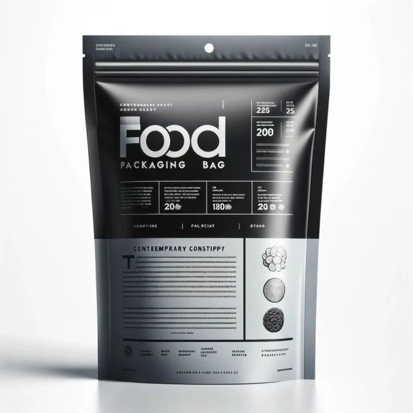 Customizable Stand up Pouch With Window Food Packaging Bag Ziplock Bag