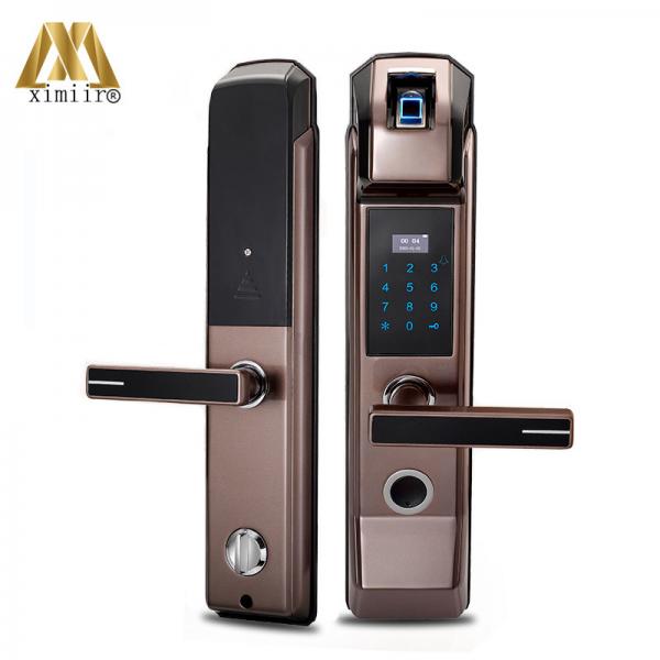 Quality Safety Fingerprint Door Lock Exterior , Automatic RFID Door Lock System for sale