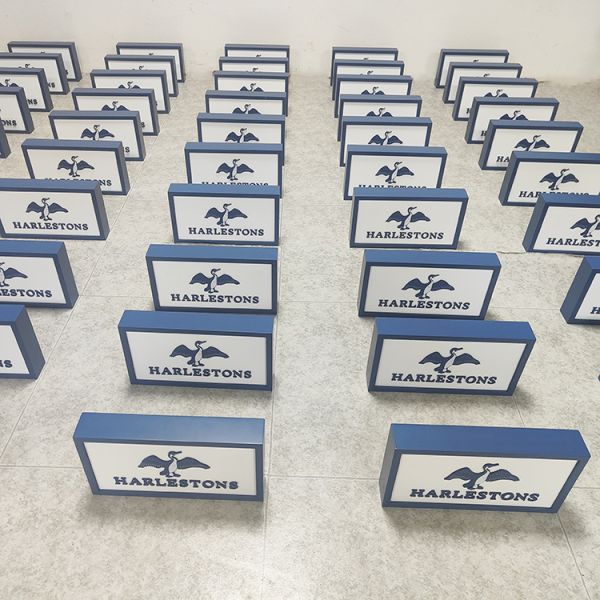 Clothing Retail Store Brand Sign 2-way Signage Custom Logo Wooden Sign