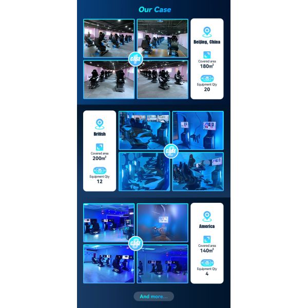 360 VR Chair 720 Degree Rotating VR Simulator Cockpit 9D Virtual Reality Motion Chair