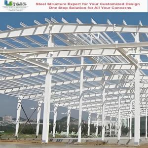 Prefabricated Steel Structure Warehouse with Galvanized Frame