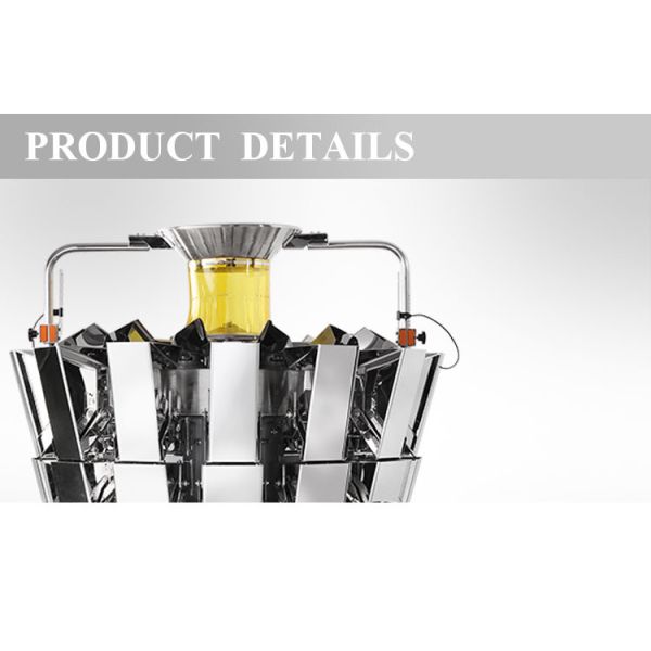 14 Head 1.6L/2.5L Multihead Weigher machine For Cherry Tomatoes Frozen Dumplings Peanuts