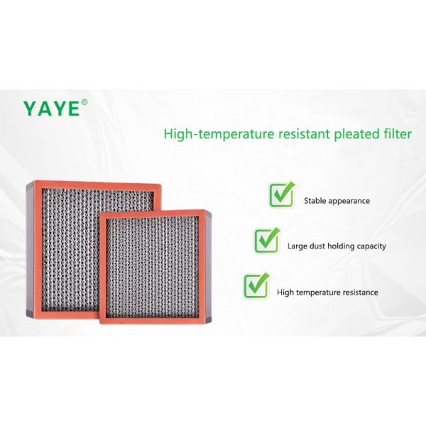 High Temperature Air Filter Offering Durable And Filtration Solutions For Industrial Processes Exposed To Elevated Temperatures