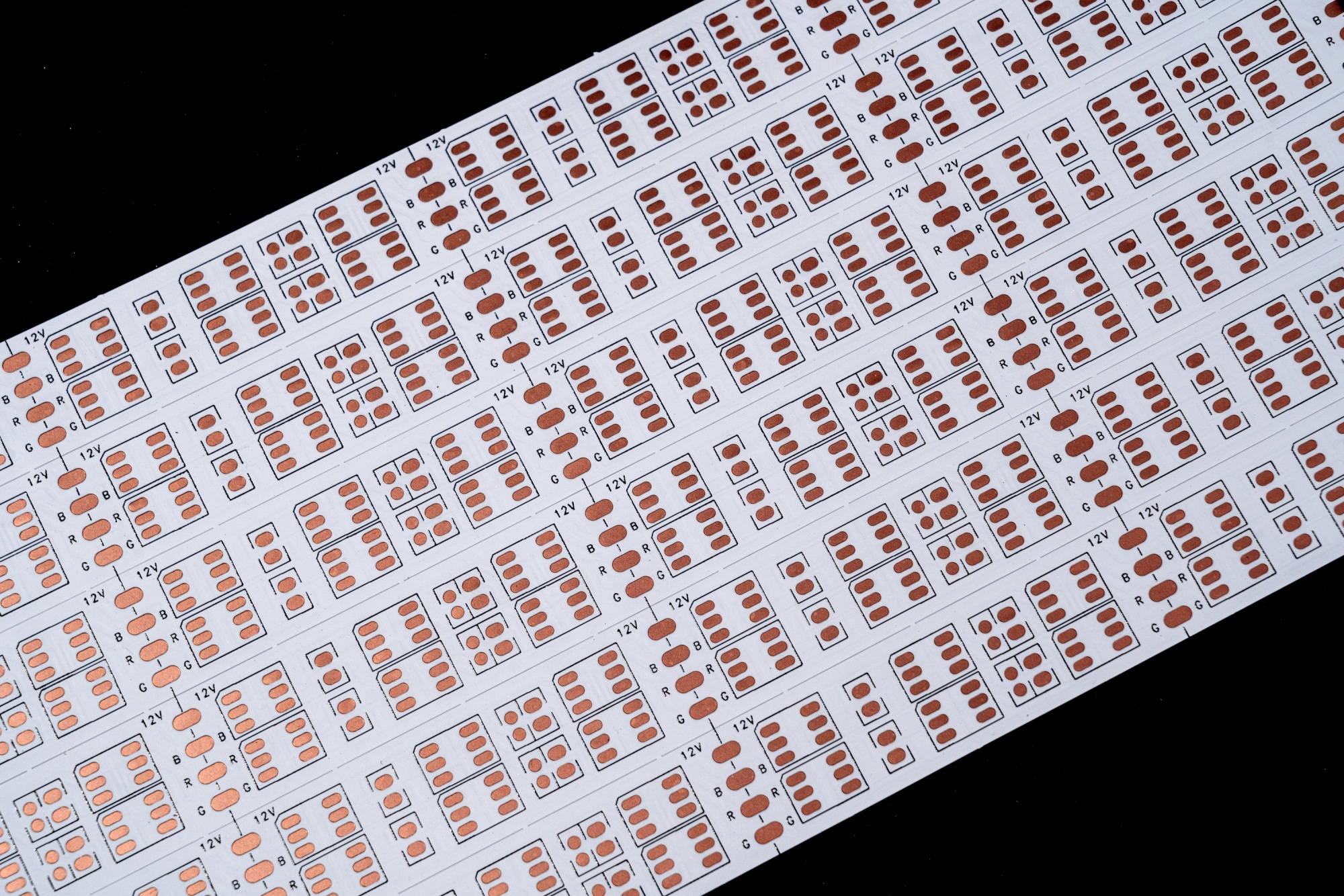 LED 5050RGB for Led strip circuit board Double Layer LED Strip FPC Board& 240mmx500mm FPCB&5050 Copper foil RGB Double row line