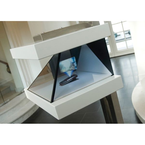 AC110-240V 3D Holographic Display Pyramid Transparent Screen Sheet Metal
