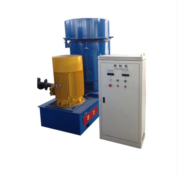 Recycling Plastic Granulating Line PP PE Film Agglomerating Compactor Pelletizing Machine