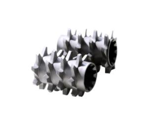 Toshiba Extruder Machine Parts Computerized Deep Screw Element PVC Processed