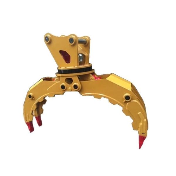 Factory Direct 360 Rotating 5 Ton Excavator Hydraulic Rock Grapple for Cat 320 330 336