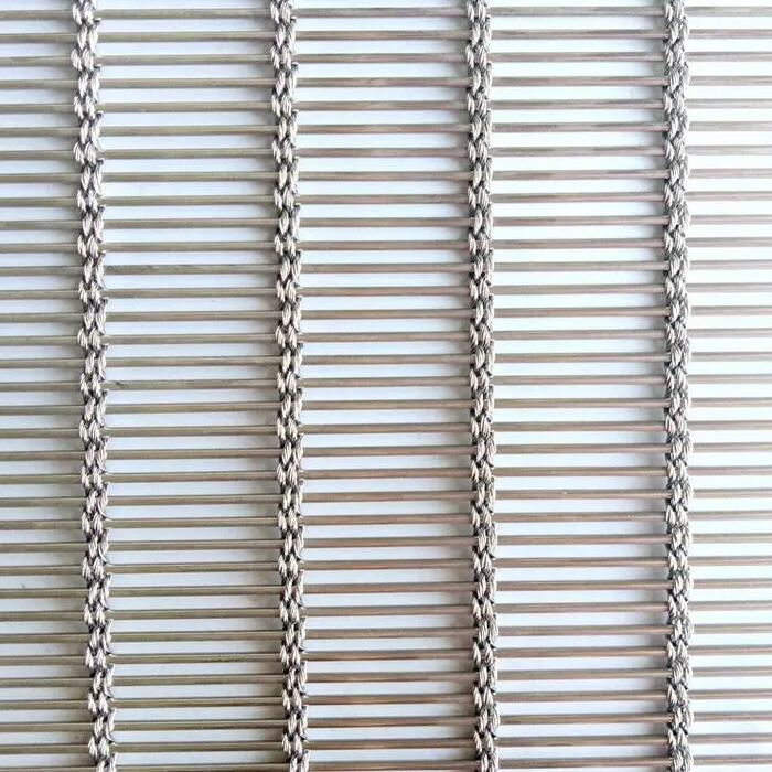 Decorative SS304 Wire Mesh Customized Architectural Woven Wire Mesh