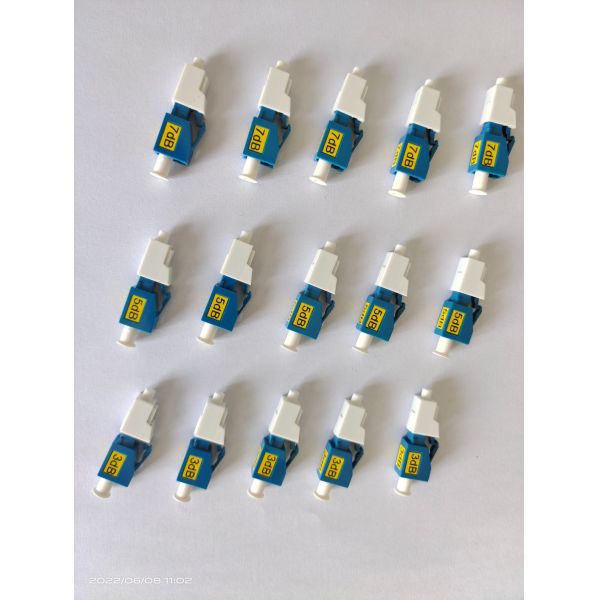 High Return Loss Optical Fiber Fixed 3/5/7/dB M-F LC-APC Attenuator