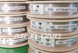Buy cheap Stainless Steel 316L Capillary Line Control Line Coiled Tubing product