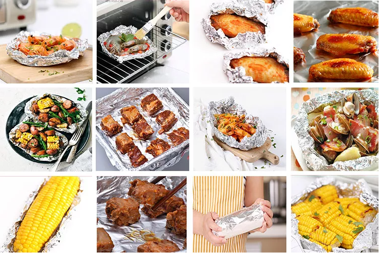 8006 Aluminium Foil Food Grade Jumbo Rolls 75ft For Various Use