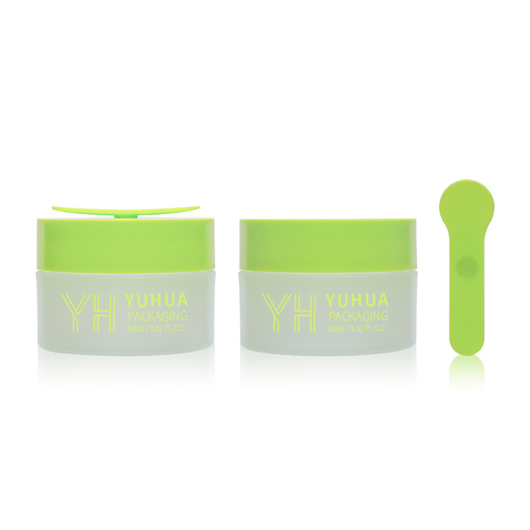 100g PP Plastic Cream Containers Cleaner Cream Scrub Salicylic Cotton Jar With