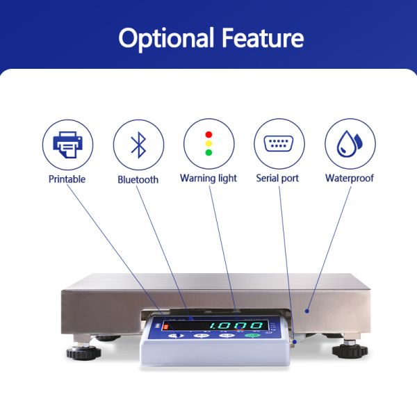 Industrial Bluetooth Weighing Scale SOHE AT-B 15kg Voice Announcement Electronic Table
