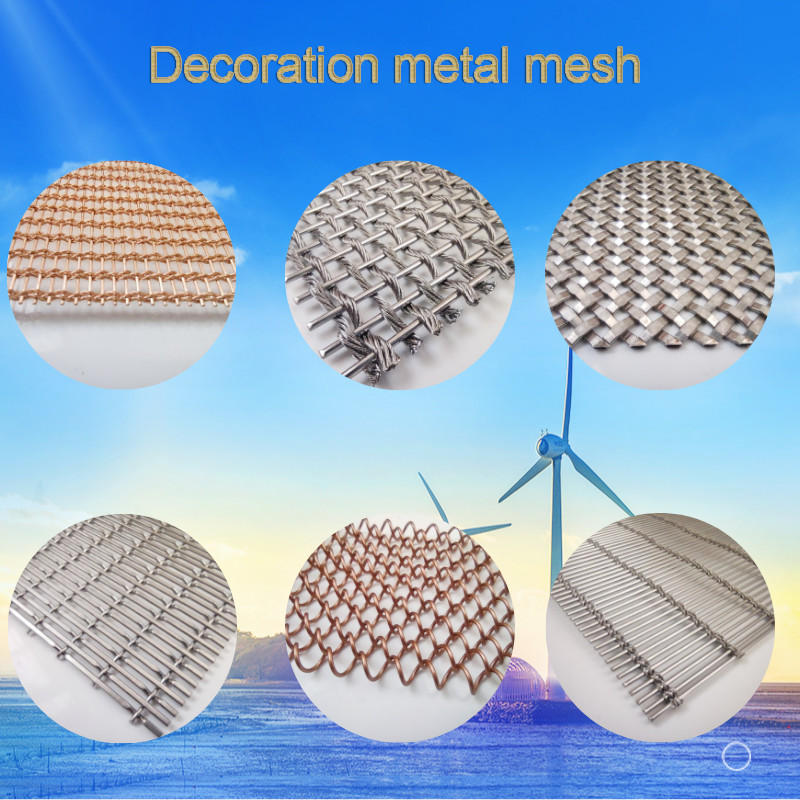 12mm Spacing Decorative Metal Mesh Screen