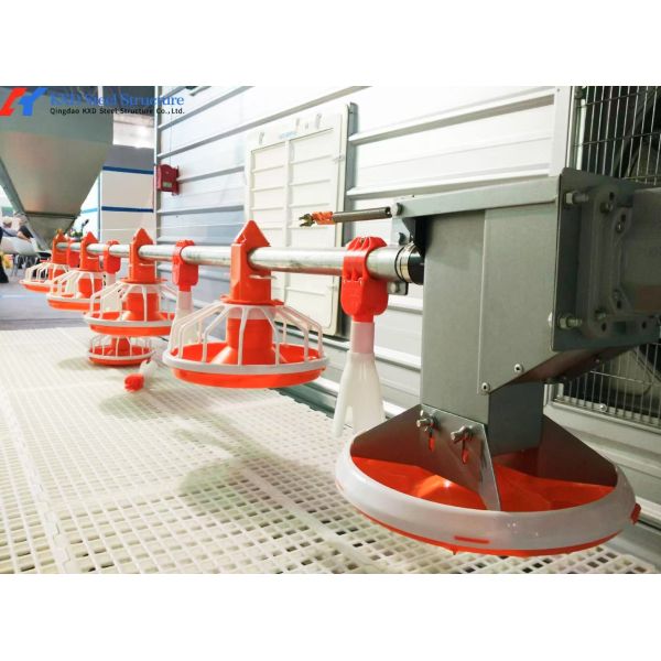 Customized Steel Poultry House , Prefab Chicken House For Layer Broiler Farming