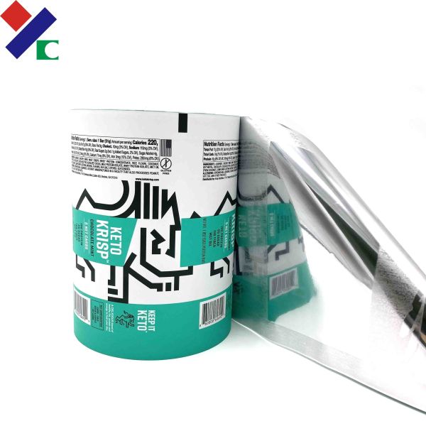 YC 50 micron Custom Printed Plastic Bags / Cold Seal Plastic Packaging Film With Glue