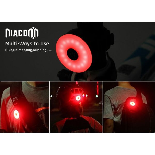 Red Led USB Rechargeable Bike Tail Light