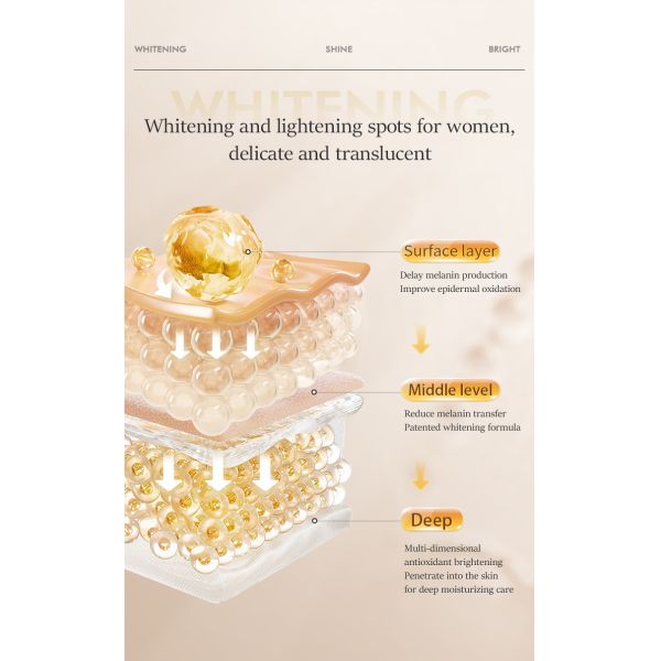 Organic Natural Niacinamide Skin Care Facial Beauty Product Brightening Moisturizing Whitening Face Cream & Lotion