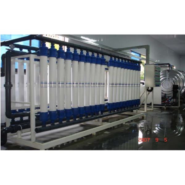 Automatic UV Sterilizer Ultra Filtration Systems , Fresh Water UF Filtration