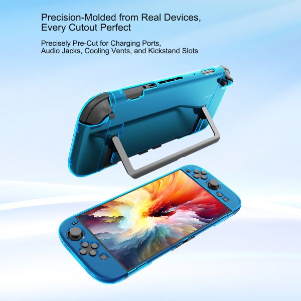 Detachable PC Left & Right Joy-con + Dockable Middle Frame Protective Cover Case Kit for Nintendo Switch 2