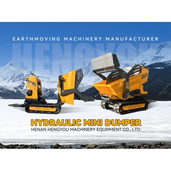 FREE SHIPPING!! Cheap Mini Dumper Gearbox Tracked Dumper Power Wheel Barrow Mini Dumper