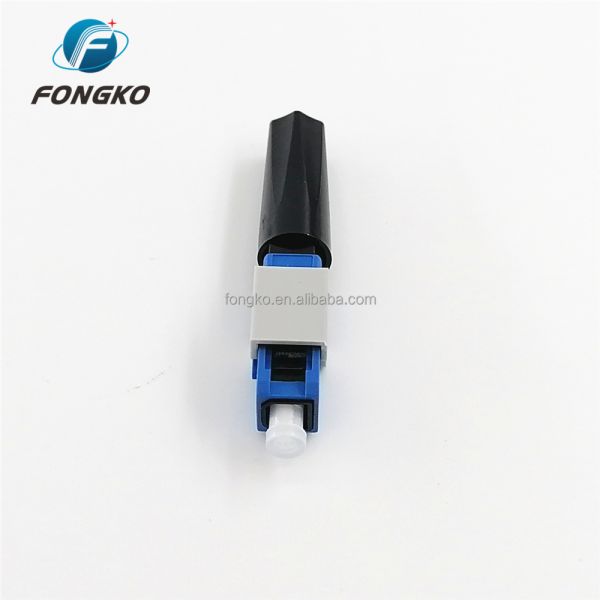 Simplex Fast Fiber Optic Cable Sc Connector UPC Ftth Cable Connector