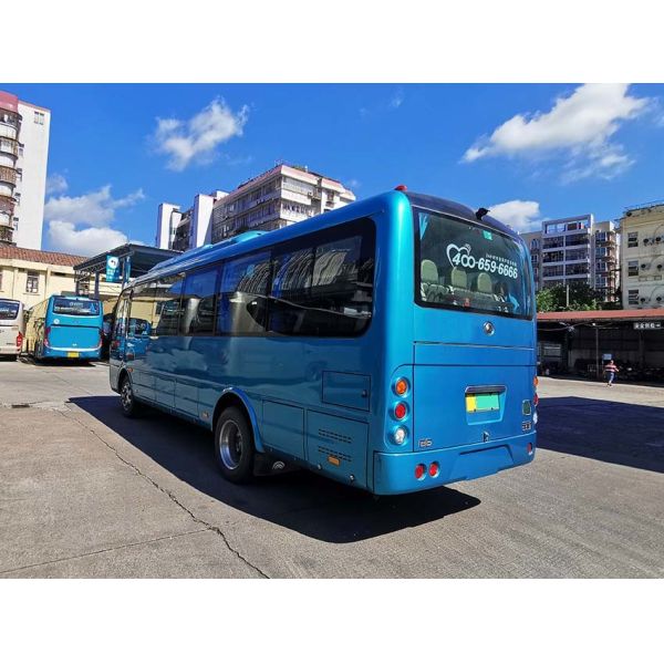 LHD Second Hand Luxury Bus 31 Seats With Automatic Transmission