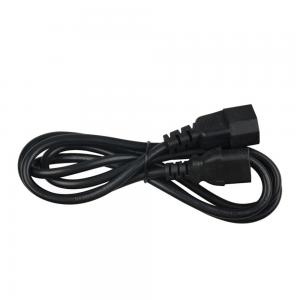 China OEM Male C14 To Female C13 AC Power Extension Cable C13 C14 Power Cord on sale