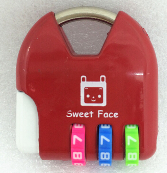 cartoon hand bag lock with zinc alloy