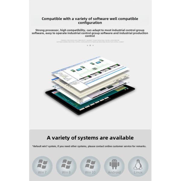 21.5 Inch Industrial Tablet PC with 16:10 Aspect Ratio and 1-Year Warranty for Business Use