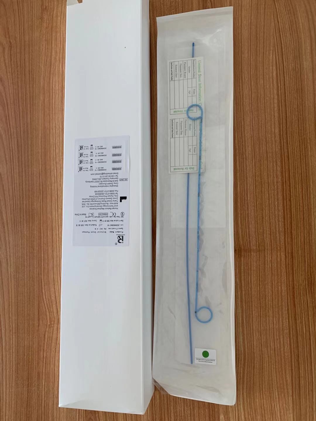 PE Material Tapered Tip Pigtail Ureteral Stent Disposable CE ISO Certificated