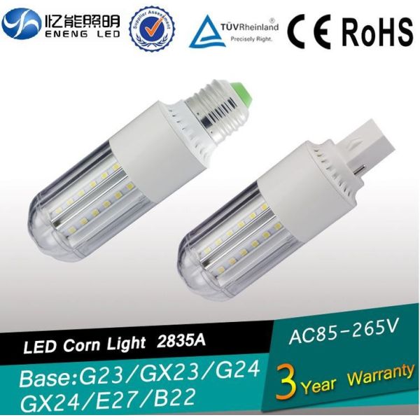 Top quality 360degree G24D lel bulb G24Q 12W 10W 8W 6Wled pl light with smd 2835 led ac85-265V