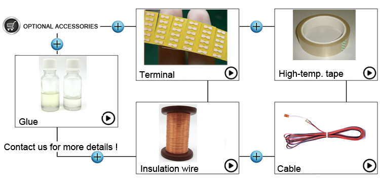 BF350-CA tri element rosette strain gage
