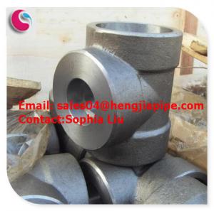 Buy cheap 3000# 6000# 9000# socket welded tee ASME B16.11 ASTM A105 product