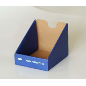 Litho CMYK Custom Printed Display Boxes Clay Coated Paper Yellow