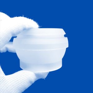 Buy cheap Fragile Machining Quartz Glass High Precision Spherical Curved Quartz Parts product