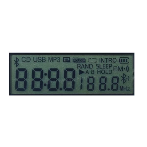 Custom LCD Screen Monochrome 7 Segment LCD Display Module Segmented LCD Screen Segmented Display Panel
