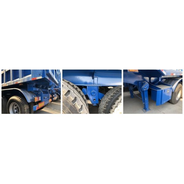 Triple Axles Hydraulic 40 Ton Rear Dump Trailers