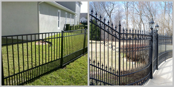Easily Assembled Black Steel Fence Black Metal For Traffic Safety Anti Corrosion