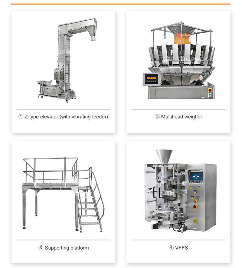 Automatic Corn Flakes Packaging Machine 220V 30-60BPM