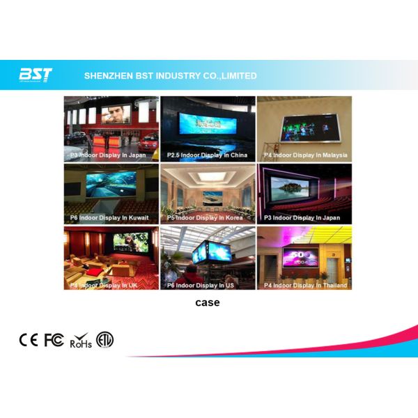 Synchronous control P5 SMD 1/8 scan high brightness Indoor Advertising LED Display Screen