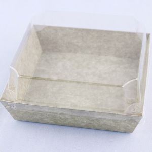 Buy cheap Disposable Bakery Packaging Box Transparent For Sandwich Puff Cake product