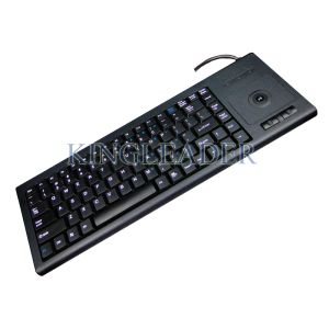 Buy cheap Plastic Industrial Computer Keyboard With Function Keys And Integrated Trackball product