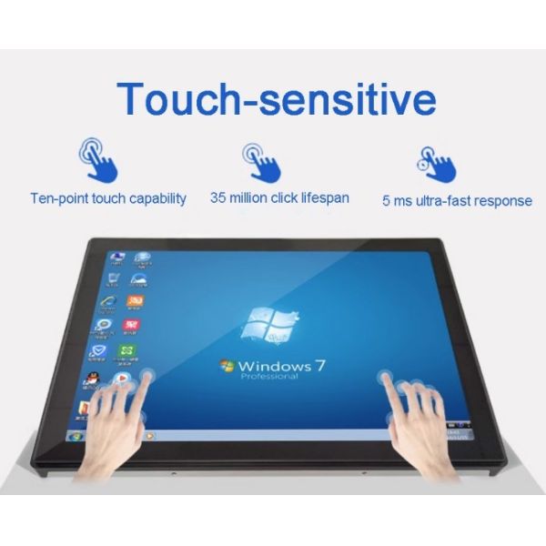 Industrial-grade Touchscreen Monitor Wide Temperature 21.5 Inch Embedded LCD Module for Industrial Automation Equipment