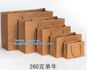 Design luxury white custom kraft recycle carrier bag shopping paper bag kraft,disposable Paper Machine Kraft handle Pape